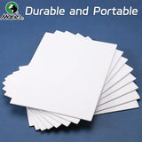 AOOKMIYA 8x10in 2/4/6pcs Canvas Panels,Artist Quality White Blank Flat Painting Boards for Drawing,Tempera for Students,Artist and Adults