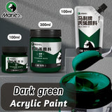 AOOKMIYA 1pc Marie's Forested Green Acrylic Paint Pigment 100/300 m(3.38 oz/10.1oz),Professional for Stone,Adults,Indoor & Art Paint
