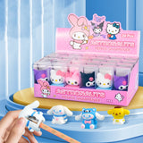 24pcs Sanrio Hello Kitty Pencil Sharpeners Cinamonroll Kuromi Student Mini Sharpening Tools Stationery School Supplies Wholesale