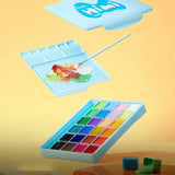 AOOKMIYA HIMI 18/24 Colors Gouache Paints Set гуашь 과슈물감 30ml Non-Toxic 만년필 잉크 Artist Watercolor Paint With Palette Painting Stationery  AOOKMIYA.COM