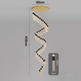 Modern home decoration crystal chandelier, stair Pendant lamp, living room Pendant lights, interior lighting