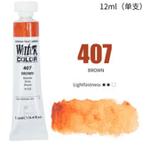 AOOKMIYA Korea Shinhan 30 Color Transparent Watercolor Paint 12ml Tube Beginner Entry Watercolor Nail Aquarelas Art Supplies
