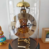 North Star Time Mechanical Clock European Metal Gear Table Clock Copper Movement Ideas Manual Computer Desk Watch Ornament Gift