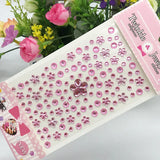 AOOKMIYA New Stickers On The Face Rhinestone Makeup Bright Face Art Sticker Children's Temporary Tattoo Rhinestone For Strasse Makeup