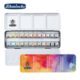 AOOKMIYA Germany Schmincke - AKADEMIE®AQUARELL Watercolor Box, 12/24 color, Metal Box, Highly lightfast Colors, fine Artists' Watercolors  AOOKMIYA.COM