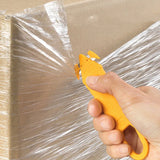 AOOKMIYA Japan OLFA Safety Unpacking Utility Knife Portable Cutting Knife Unpacking Unpacking Cutting Paper Cutter Hidden Blade