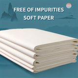 AOOKMIYA 150 Sheets Marie's Xuan Rice, Sheng (Raw) Xuan Paper for Chinese Calligraphy Writing Sumi Thickening for Student Craft