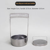 Art Students Special Stainless Steel Pen Washing Filter Bucket Multi-function Oil Brush Acrylic Pen Washer Drying Pen Rack