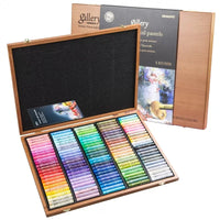 AOOKMIYA ART+ Creative Gifts MUNGYO Artist Oil Pastel Set 72/120Colors Soft Wooden Box Crayon Artist/Master Grade Graffiti Painting Art Drawing Supplies
