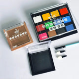 AOOKMIYA 12-color Toner Sketch Powder Water-soluble Toner Beginner Painting Large Area Color Shop Student Painting Art Supplies