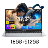 ACEMAGIC 17.3inch Laptop with High Performance Quad Core-12th Alder Lake N97 Laptop Computer Spacious Storage 16GB RAM 512GB ROM