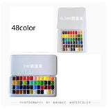 AOOKMIYA Original holbein watercolor paint 48/68/108 colors artist aquarelle 1ml 2ml nail painting art supplies AOOKMIYA.COM