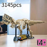 AOOKMIYA 2025 New 76968 Dinosaur T-Rex Fossils Tyrannosaurus Rex  Dinosaur World Park For Kids Holiday Family ornaments