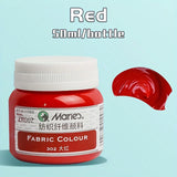 AOOKMIYA Marie's Fabric Paint 1 Bottle,50 ml 22 Colors for Clothes Permanent for Artists,Crafters for Shirts,Shoes,Jeans,Canvas Bags,DIY
