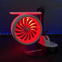 AOOKMIYA ART+ Creative Gifts Nikola Aviation turbofan modeling fan spray humidifier luminous creative ornament gift