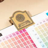 AOOKMIYA POTENTATE Brass Palette Fixing Clip Outing Sketching Paint Box Hand Account Clip Metal Bill Clip Travel Painting Art Supplies