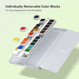AOOKMIYA MeiLiang 24 Watercolor Paint Set, Solid Watercolor Pigment for Painting Artists School Supplies AOOKMIYA.COM