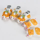 AOOKMIYA Schmincke Ceramic Pen Holder Cute Hamster Shape Brush Holder Decoration Ornament Photo Props Art Student Painting Supplies