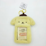 Kawaii Cartoon Anime My Melody Kuromi Plush Card Holder Cute 3-inch Hello Kitty Cinnamoroll Backpack Pendant Keychain Girl Gifts