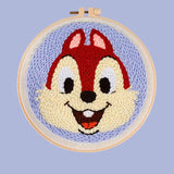 AOOKMIYA DIY Craft Punch Needle Embroidery Kits Sewing Kit Needlework Cross Stitch for Beginner Magic Pock Pen Set Home Painting Decor