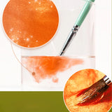 AOOKMIYA 6 Color Pearlescent Solid Watercolor Pigment 1ML Portable Watercolor Box Chinese Style Nail Art Glitter Pigment Art Supplies
