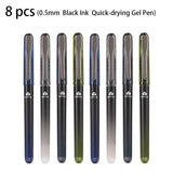 Deli 4/8pcs 0.5mm Black Ink Quick-Drying Gel Pen Exam Pens Signing Pen School Student Supplies Office Supplies Stationery Gift