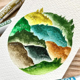 AOOKMIYA Holbein New Layered Color Artist Watercolor Pigment 5ML/Tube Precipitation Color Professional Opacity Beginner Painting Supplies