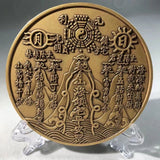 Pure copper  Exquisite handicraft feng shui ornaments mascot Shanhai town Copper seal, To ward off evil spirits
