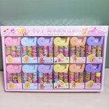 36pcs Cartoon Kuromi My Melody Cinnamoroll Pompom Purin Tape Diy And Paper Tape Hand Tape Stickers Student Stationery Wholesale