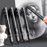 AOOKMIYA Hexagonal Graphite Pencil HB/2B/4B/6B Bold Wood-free Graphite Full Lead Rod Travel Sketching Portable Painting Art Supplies