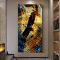 AOOKMIYA ART+ Creative Gifts Diamond Painting New 2025  Abstract Woman Face Animal Wolf Eagle Cross Stitch DIY 5D Diamond Mosaic Large Art Home Decoration