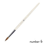White Night Pure Mink Watercolor Pen Round Front Brush Hook Line Hand-painted A Variety of Optional Hook Line Watercolor Pen