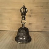 Copper Bell Meditation Accessories Nepalese Hand-carved Rattle Yoga Bell  Sound Healing Musical Percussion Instruments