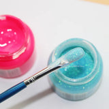 Dazzling Fluorescent Textile Fiber Acrylic Paint Single Bottle 50ml Colorful Painting Clothes Dye Waterproof Graffiti Diy