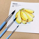 AOOKMIYA 3pcs Painting Brush Set Professional Nylon Hook Pen Paint Brush Art Student Special Gouache/watercolor Brush Art Supplies