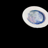 Children's Watercolor Ceramic Palette  Cute Mini Art Oil Paint Tray Nail Technicians Can Hold Palettes in Their Hands