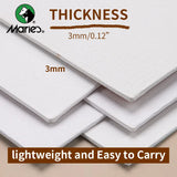 AOOKMIYA 1pc Marie's Canvas Board,Art Painting White Blank Canvas Panels,Oil,Acrylic,Gouache,Tempera Paint for Professionals & Beginners