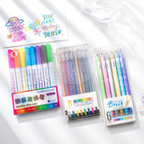 3D Three-dimensional Jelly Pen Color Gel Pen Student Cute Diy Multi-color Painting Pen Graffiti Ceramic Metal Glass Nail Pen