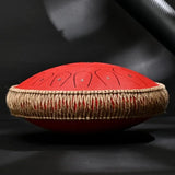 AOOKMIYA Carbon Steel Hollow Drum 13 Inch 15 Tone Steel Tongue Drums Anti-slip and Shock-proof Children Practice Percussion Instruments AOOKMIYA.COM