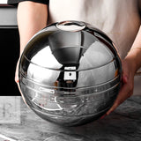 Stainless Steel Dishes and Tableware Set 7-Piece Set for Home and Commercial Creative Spherical Gift Box for Gift Giving