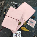 AOOKMIYA POTENTATE Fog Wax Leather Travel Watercolor Book 100% Cotton Pulp Watercolor Paper Kraft Cover Painting Portable Art Supplies