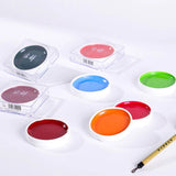 AOOKMIYA Individual 12ml Solid Watercolor Chinese Paints Art Supplies Porcelain Tray with Delicate Pigments Art Painting Supplies  AOOKMIYA.COM
