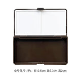 AOOKMIYA 24/48 Grid Empty Watercolor Paint Packaging Box with Color Palette for Student Sketching Portable Aquarela Painting Art Supplies
