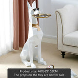 Artistic Large Dog Sculpture 102CM Home Decor Gentleman Pet Statue Living Room Centerpiece Decoración Hogar Buddha Statue