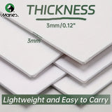 AOOKMIYA 5x7in 2/4/6pcs Canvas Board Bulk,Art Painting White Blank Canvas Panels for Acrylic,Gouache,Oil,Painting,Drawing,Flow Pouring