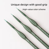 Digital Oil Painting Outlining Children's Watercolor Painting Fine Brushes Hand-painted Nylon Brushes Brush Tracing Set