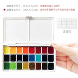 AOOKMIYA M.Graham Artist Watercolor Solid Set 24/36/48 Colors 1ml Portable Palette Beginner Art Student MG Painting Supplies Art Supplies  AOOKMIYA.COM