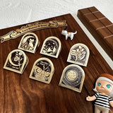 AOOKMIYA Watercolor Book Retro Metal Clip Travel Hand Ledger Fixed Clip Travel Portable Watercolor Box Clip Stationery Art Supplies