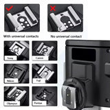 TR-100 Mini Speedlite Flash 5500K Wireless Hot Shoe Light - Compact & Portable Camera Flash for Photographers & Enthusiasts