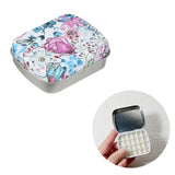 Empty 12-grid Mini Watercolor Box Portable Watercolor Palette Travel Painting Sketch Moisturizing Box Paint Box Art Supplies